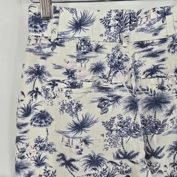 Abercrombie Fitch Women's Tropical Pants Linen Blend Size S Short Wide Leg - Picture 9 of 11